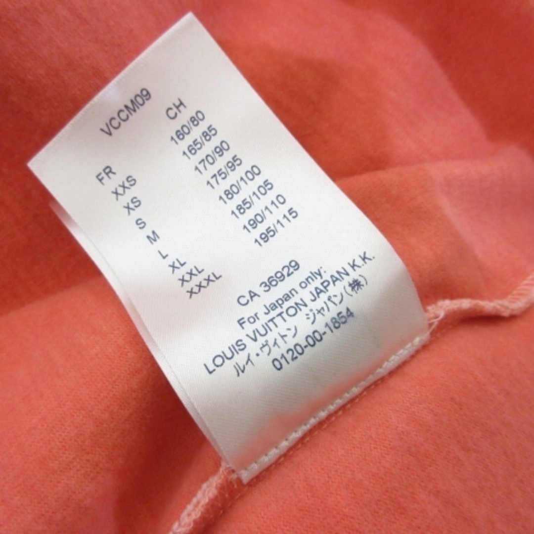 LOUIS VUITTON(ルイヴィトン)のルイヴィトン 美品 リフレクティブロゴ オーバーサイズ Tシャツ M オレンジ メンズのトップス(Tシャツ/カットソー(半袖/袖なし))の商品写真