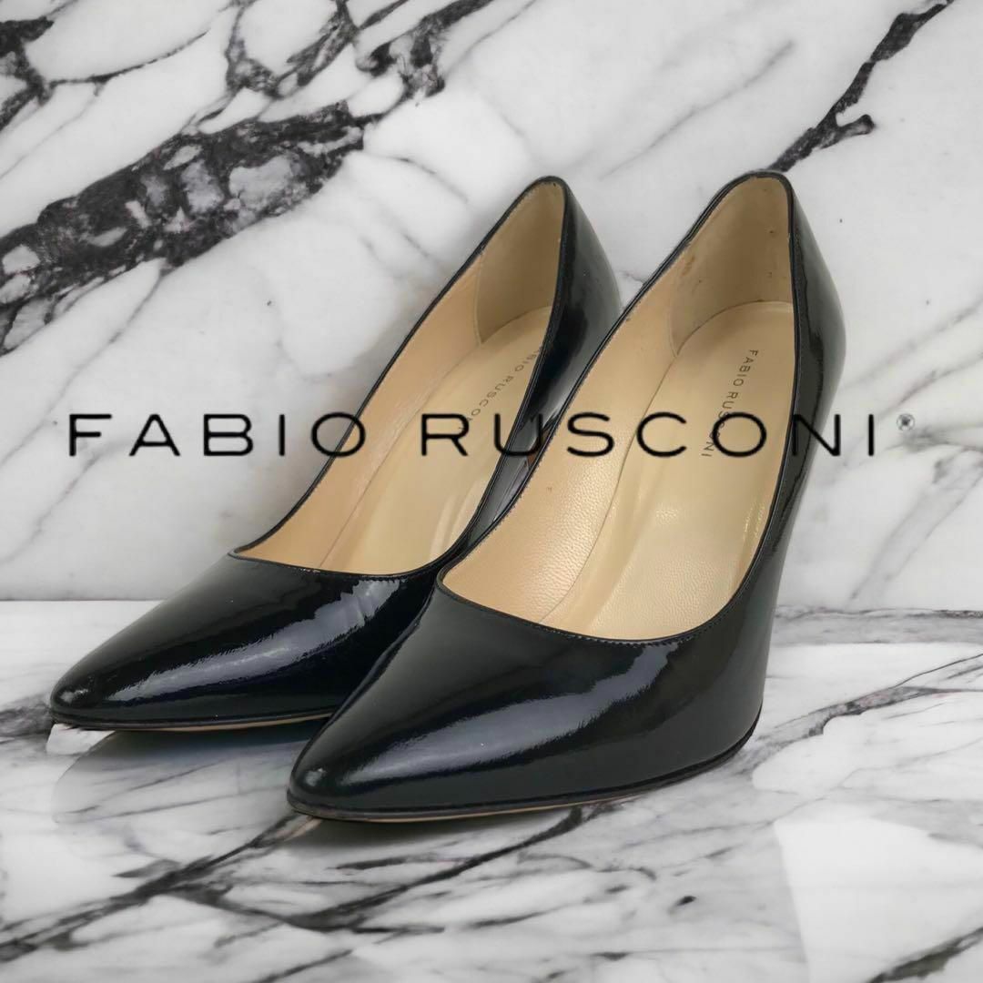 FABIO RUSCONI - FABIO RUSCONI ファビオルスコーニ パンプス 23.5cmの