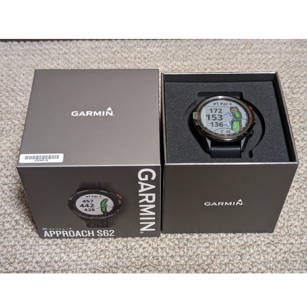 【新品未開封】GARMIN approach s62 ブラック