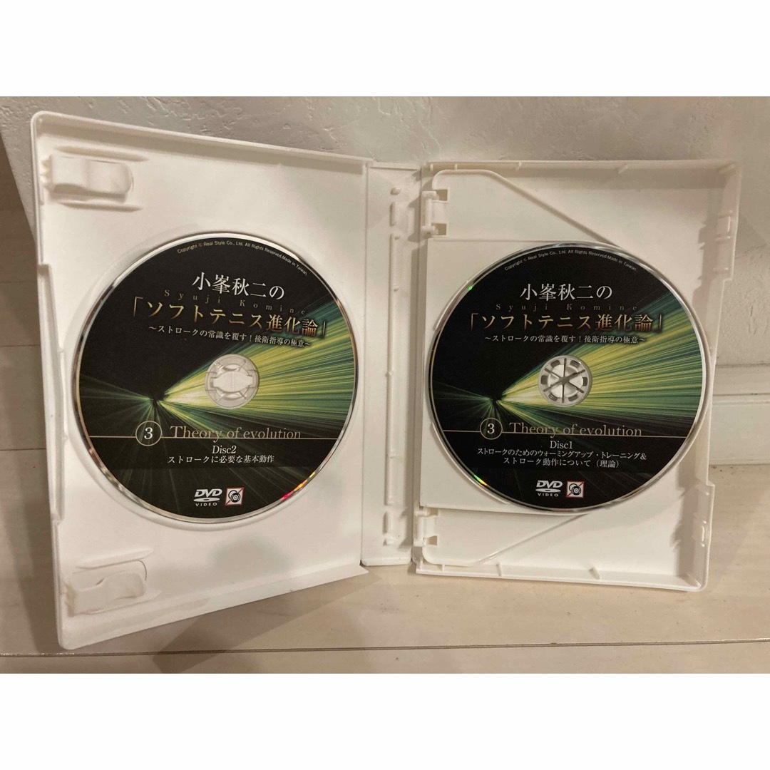 小峯秋二のソフトテニス進化論DVD③ DISC5枚入り 2