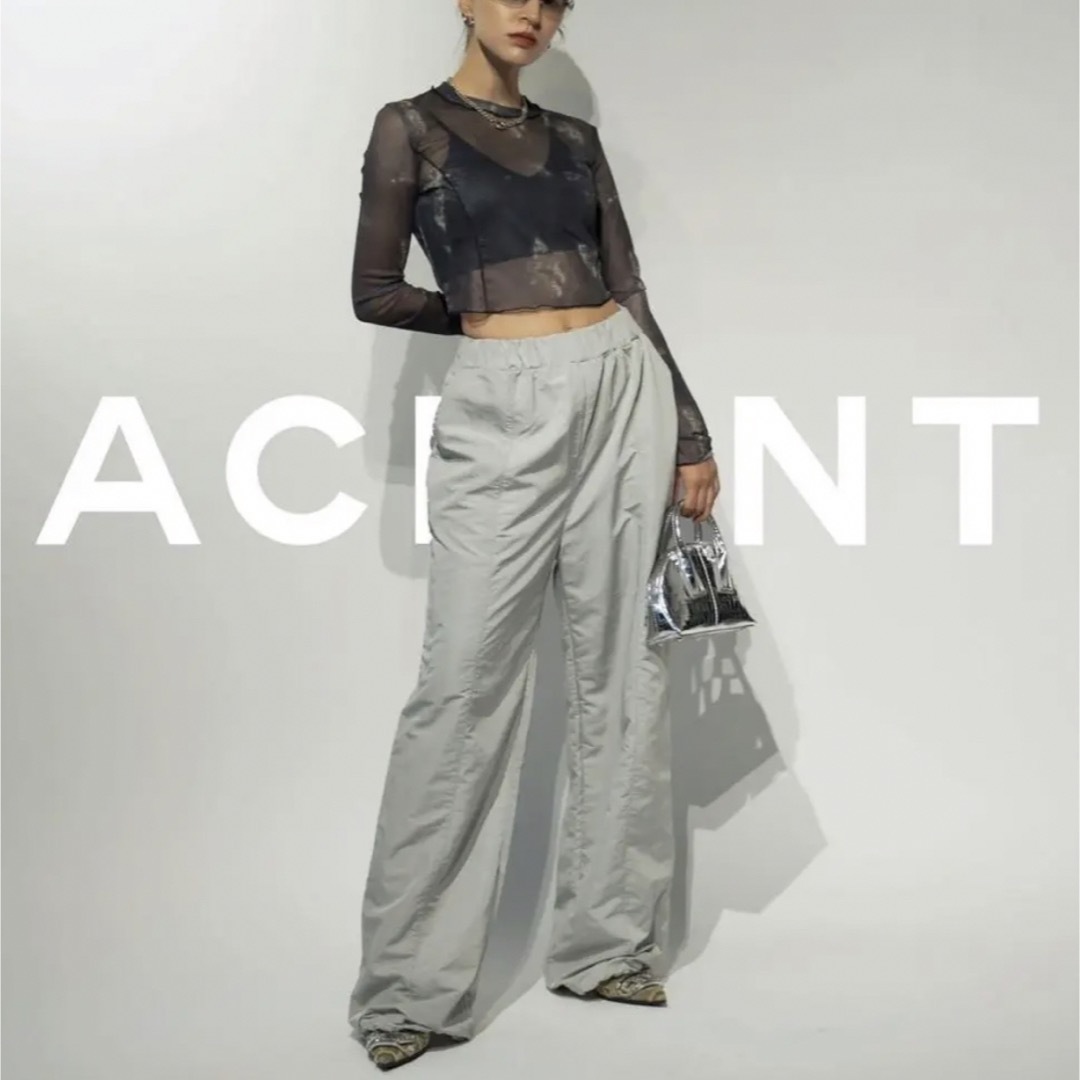 アクレント 2way string nylon pants