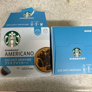 スターバックスコーヒー(Starbucks Coffee)のスターバックス アイスアメリカーノ ネスカフェドルチェグストカプセル(コーヒー)