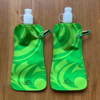 【熱中症予防】ヒルトンハワイ◆フック付き　ウオーターパック／携帯水筒2個セット(その他)
