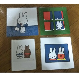 ミッフィー(miffy)の【ほいみ様】miffy65 ポストカード４枚セット+ポスター(カード)