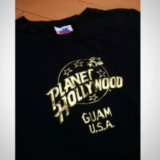 ユニバーサルスタジオジャパン(USJ)のプラネットハリウッドUSAブラックT(Tシャツ(半袖/袖なし))