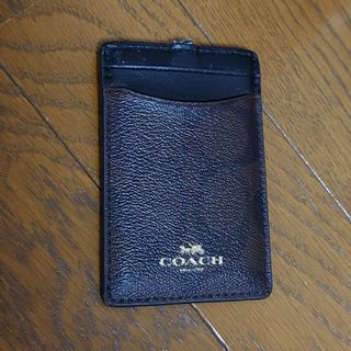 コーチ(COACH)のCOACHカードケースランヤードIDケース♪(名刺入れ/定期入れ)