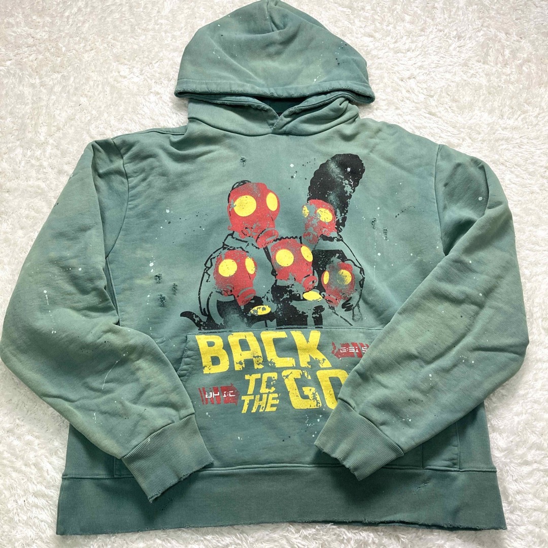 ☆美品☆someit サミット ヴィンテージフーディー パーカー グリーン M