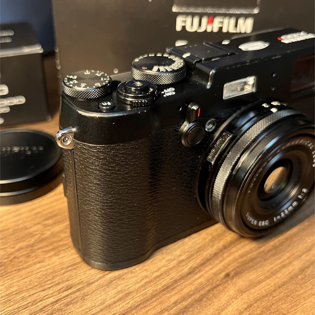 FUJIFILM X100T 実用品 + LH-X100 フード 元箱付