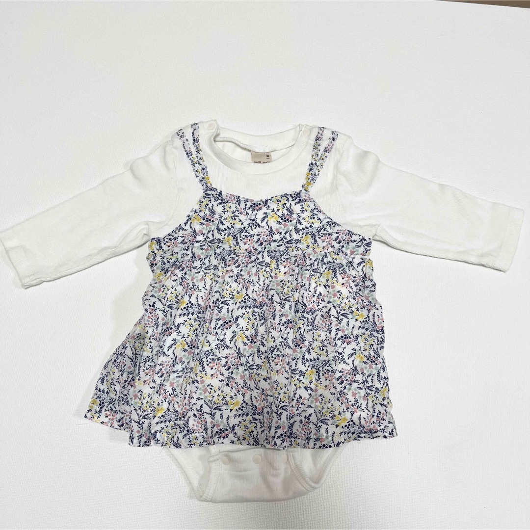 petit main(プティマイン)のpetit mainトップス80とZARAKIDSスキニー92 キッズ/ベビー/マタニティのベビー服(~85cm)(Ｔシャツ)の商品写真