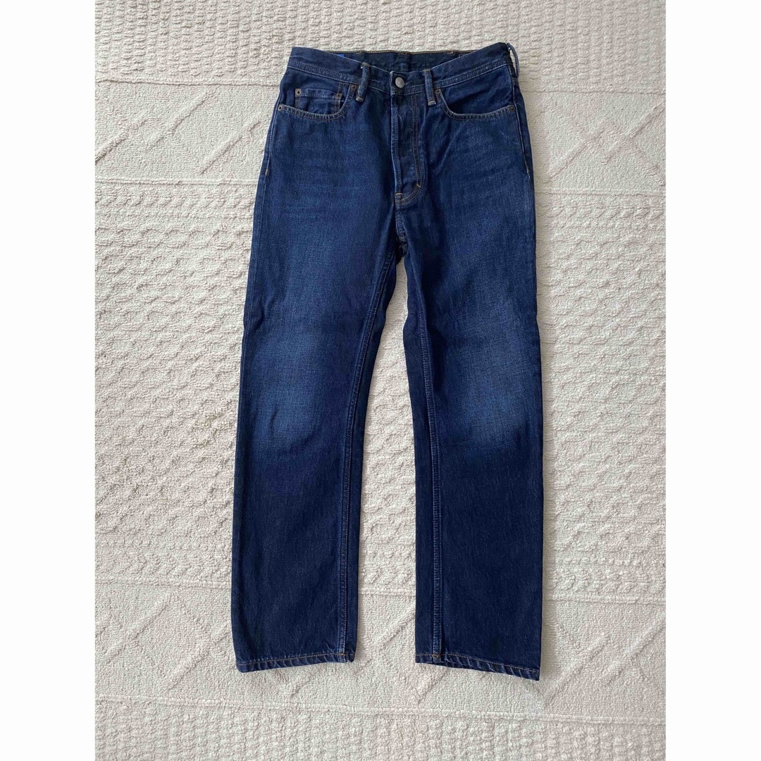 Acne Studios Log Dark Blue ストレートデニム