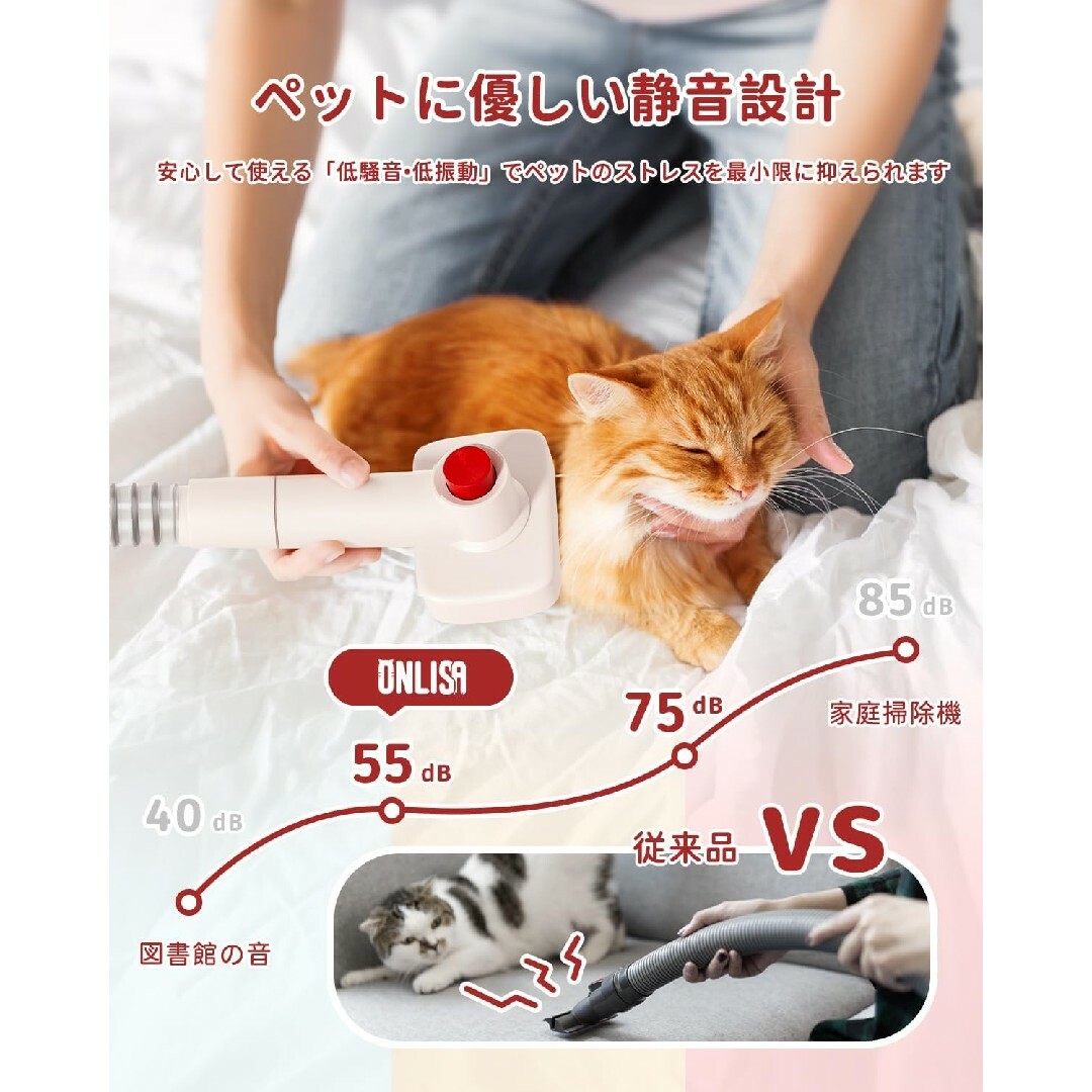 ペット用 グルーミングセット バリカン 》犬 猫 1 多機能掃除機の