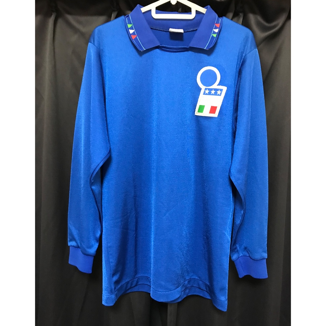 DIADORA(ディアドラ)のdiadora '90s Italia Home L/S Jarsy #7 スポーツ/アウトドアのサッカー/フットサル(ウェア)の商品写真