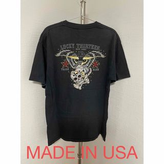 LUCKY13 - 90s『LUCKY-13』ラッキーサーティーン　Tシャツ　USA製　アメリカ製