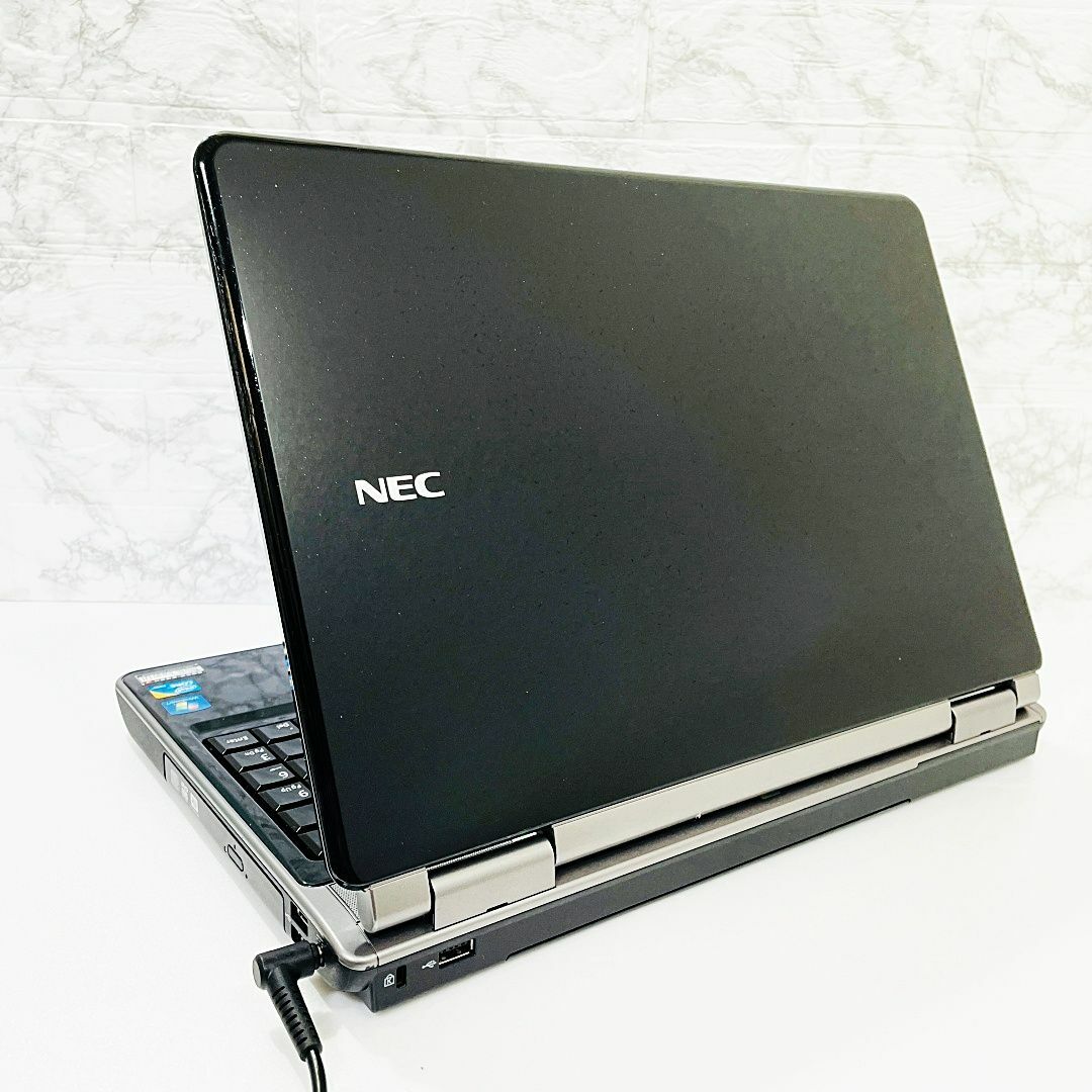 NEC - 綺麗な黒✨すぐ使える 設定済み ノートパソコン オフィス入り