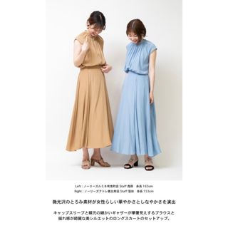 ノーリーズ(NOLLEY'S)の【美品】NOLLEY'S ノースリーブブラウス　ブラウン　36(シャツ/ブラウス(半袖/袖なし))