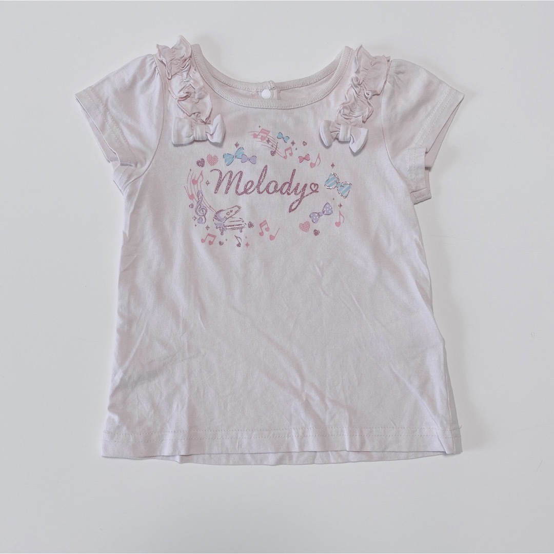 motherways(マザウェイズ)のマザウェイズ Tシャツ 90 2点セット まとめ売り キッズ/ベビー/マタニティのキッズ服女の子用(90cm~)(Tシャツ/カットソー)の商品写真