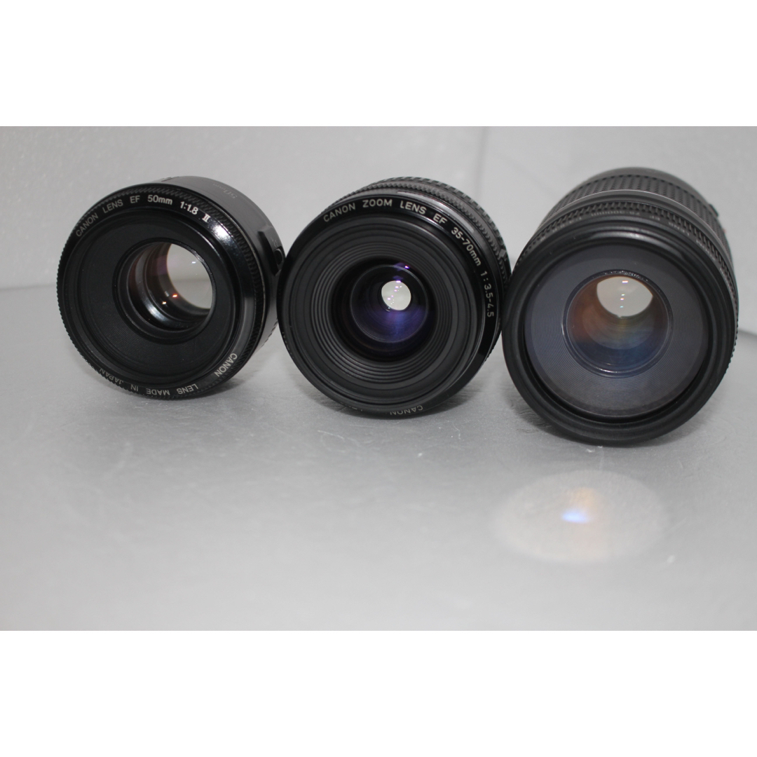 Canon - 保証付 Canon EOS 9000D標準&望遠&単焦点トリプルレンズ