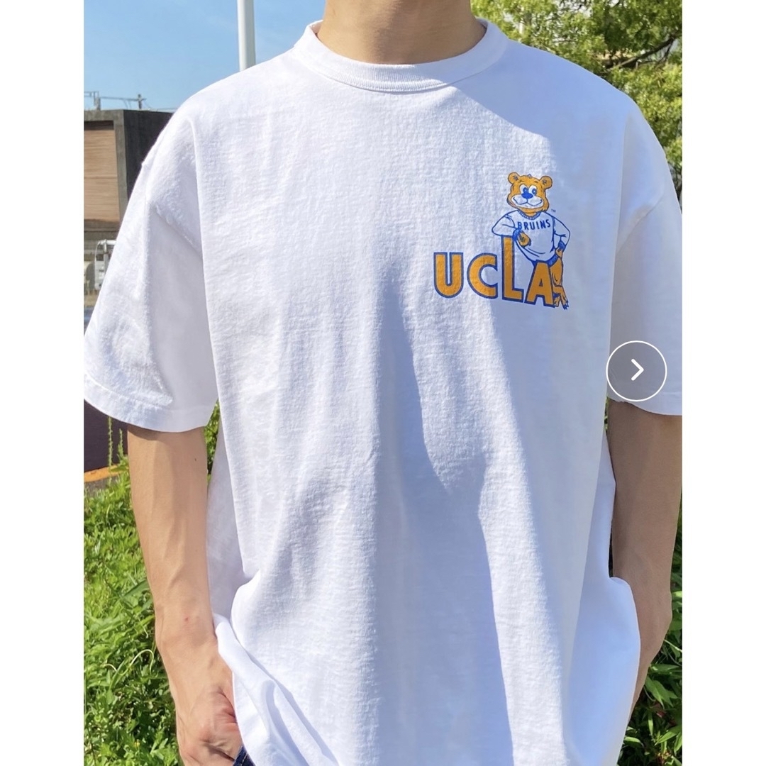 Champion(チャンピオン)の【新品】Champion T-1011 カレッジtシャツ UCLA染み込みロゴ メンズのトップス(Tシャツ/カットソー(半袖/袖なし))の商品写真