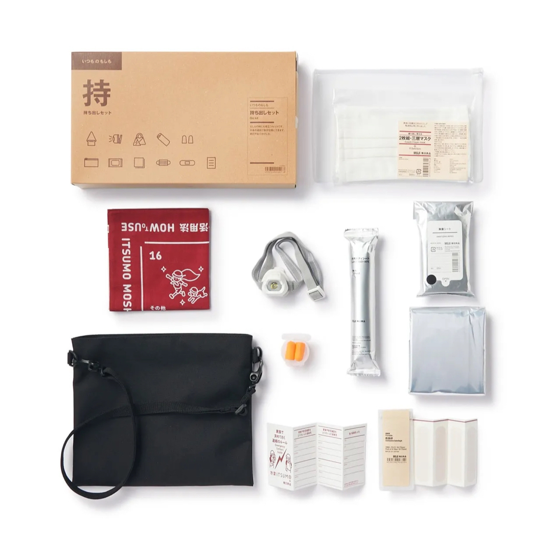 MUJI (無印良品)(ムジルシリョウヒン)の新品未使用　無印良品　いつものもしも持ち出しセット インテリア/住まい/日用品の日用品/生活雑貨/旅行(防災関連グッズ)の商品写真