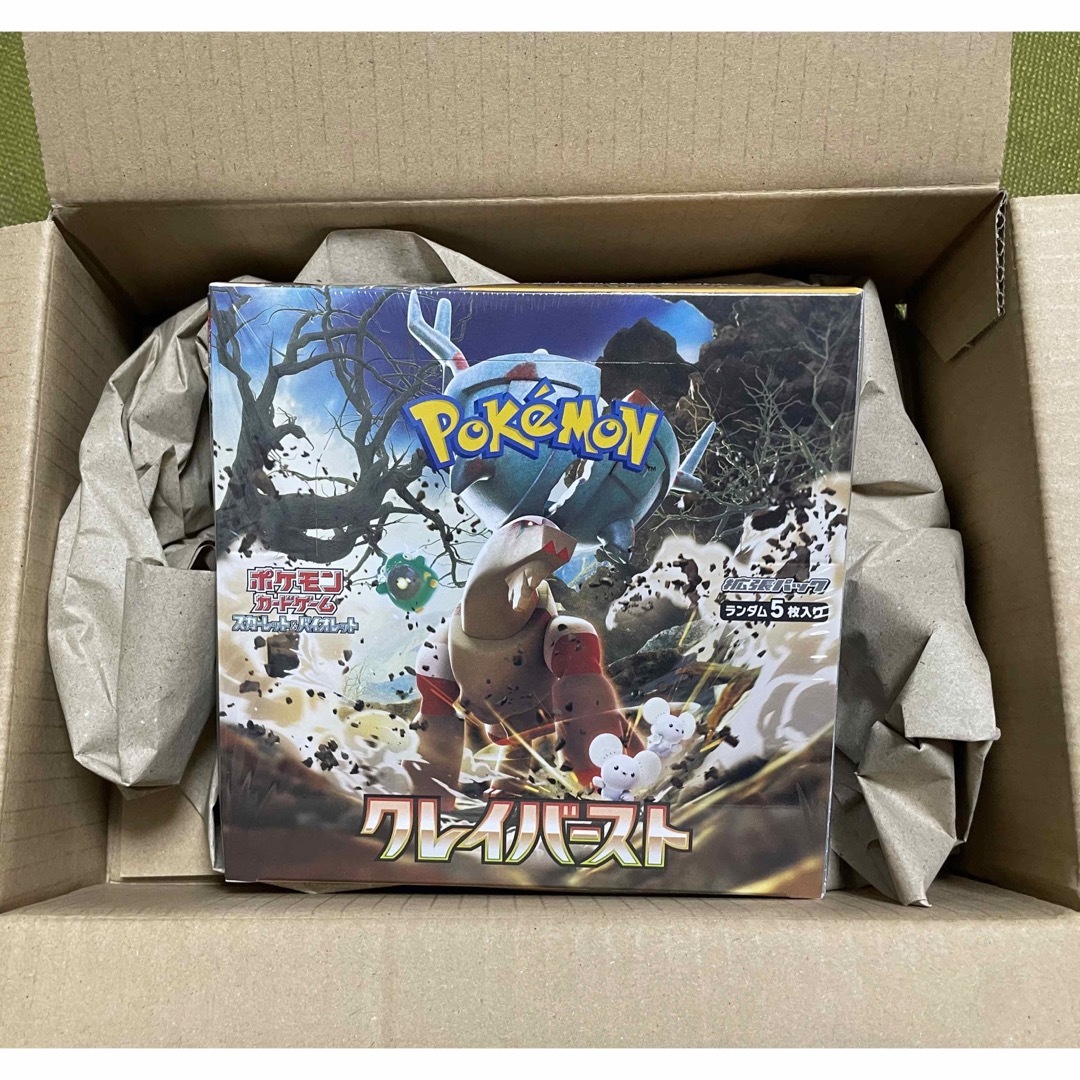 ポケモン - クレイバースト　シュリンク付き　1box 　ポケセン　ポケモンカード