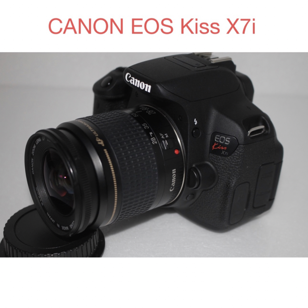 Wi-Fi ＆動画　キャノン  canon kiss x7i標準レンズセット