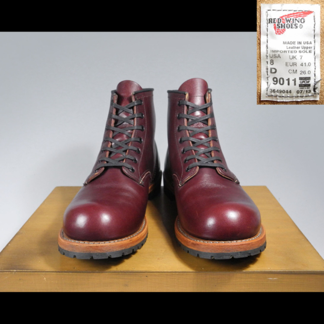 付属の箱なしRED WING 9011 レッドウィング  ベックマン  ブラックチェリー