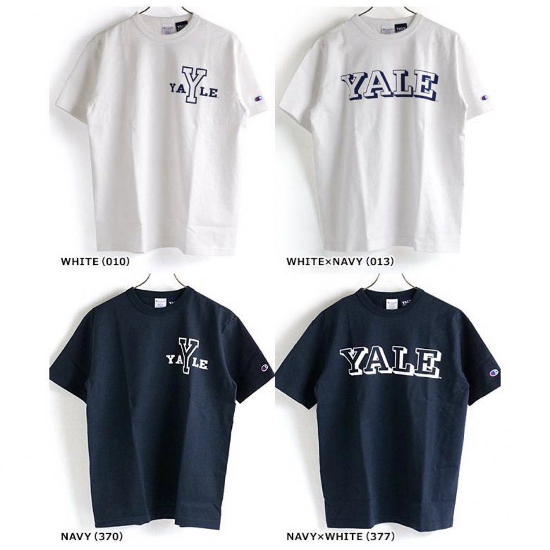 【新品】Champion T-1011 カレッジtシャツ YALE ラバーロゴ 3