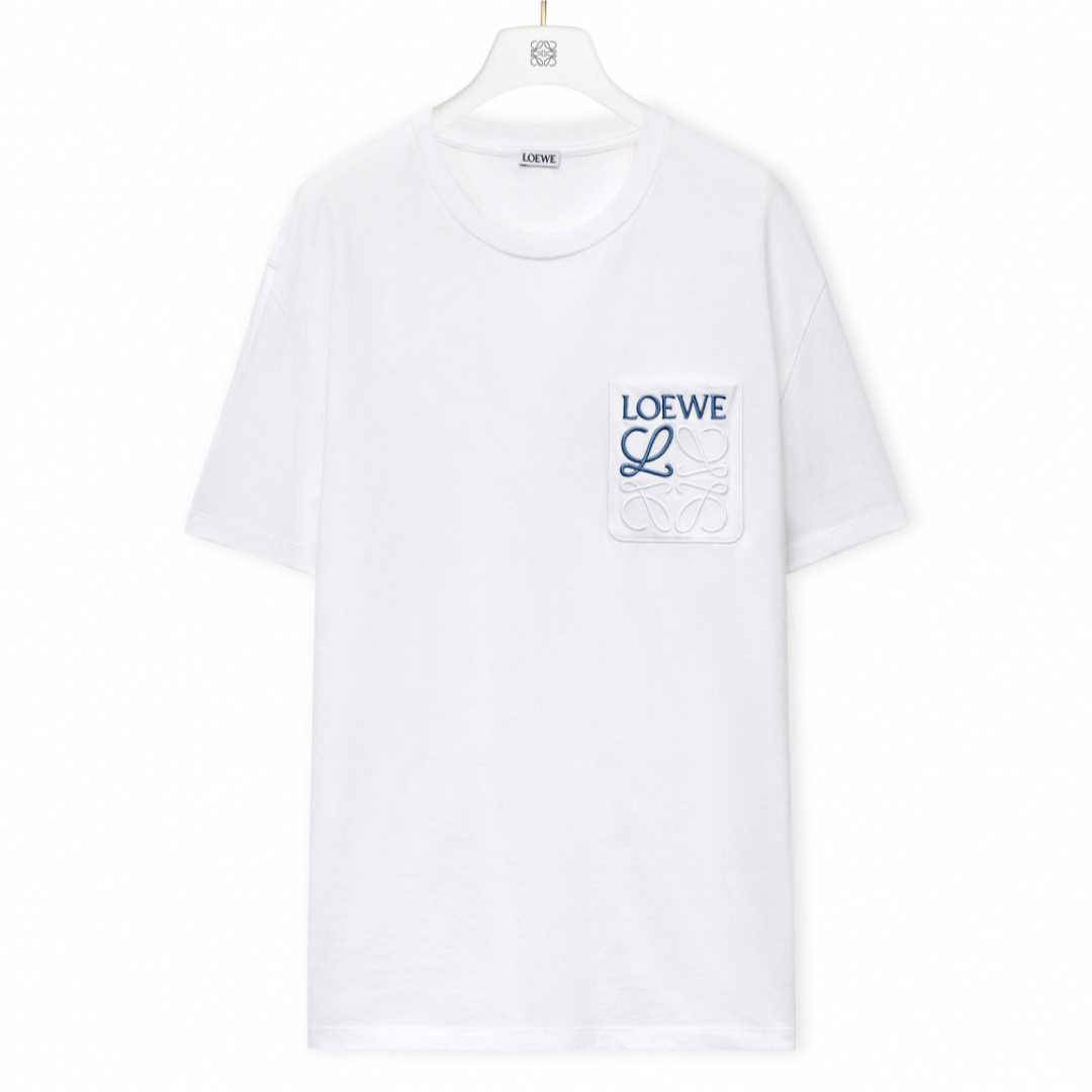 【新品・未使用】LOEWE Tシャツ ロゴ ホワイト ロエベ ロゴ T XXL