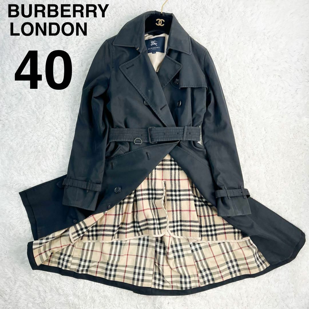 BURBERRY - バーバリーロンドン ハーフ丈トレンチコート ノバチェック