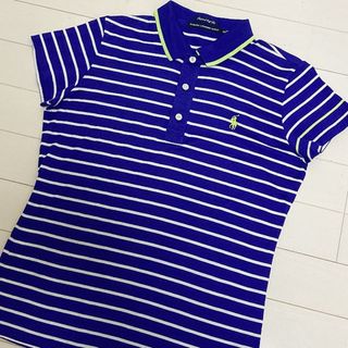 ラルフローレン(Ralph Lauren)のRALPH LAUREN ボーダー柄 ポロシャツ ☆美品(ポロシャツ)