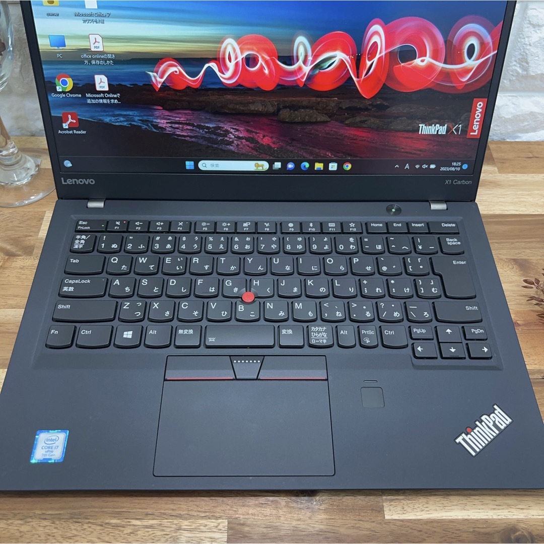 【美品】Thinkpad X1 Carbon☘Core i7第7世代☘SSD搭載