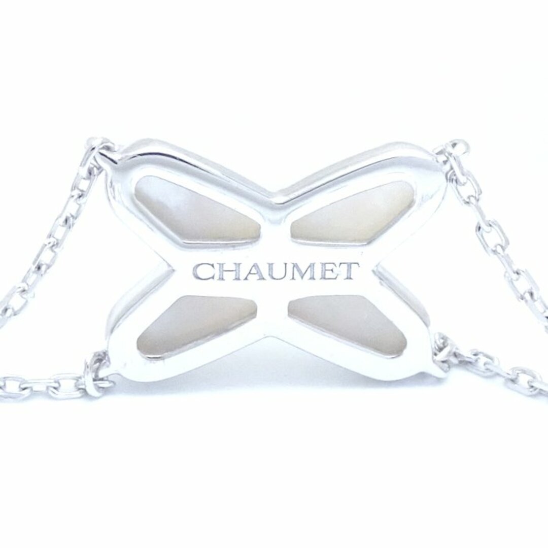 ショーメ Chaumet ジュ ドゥ リアン ブレスレット マザーオブパール 1Pダイヤモンド 083163 K18WG ホワイトゴールド / 290145【BJ】