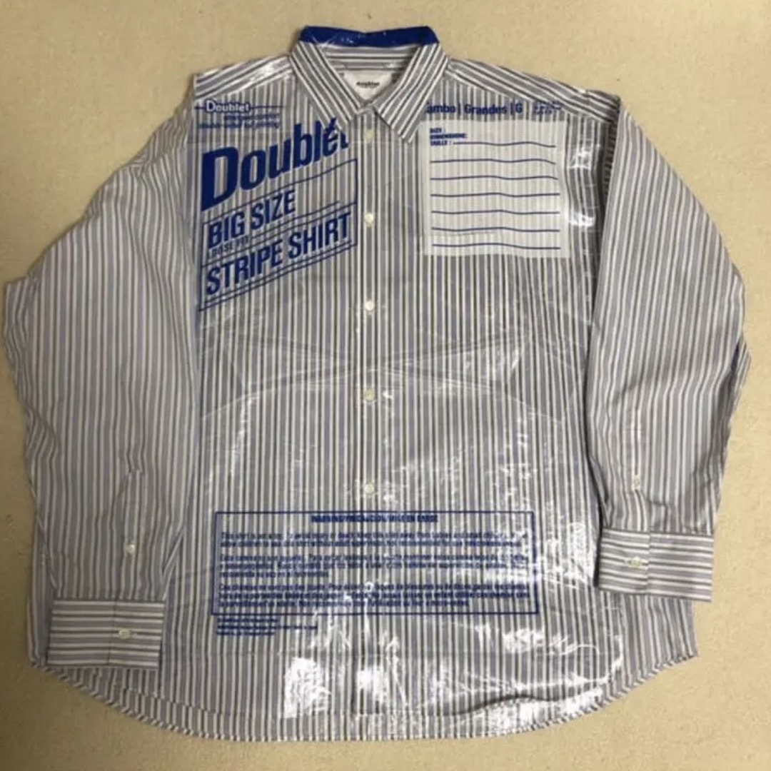 doublet プラスチックカバーシャツ