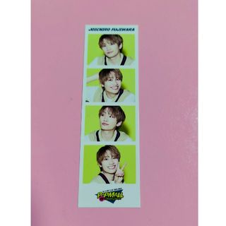 なにわ男子　POPMALL　フォトカード　藤原丈一郎(アイドルグッズ)