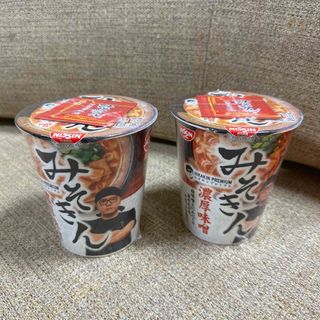 ニッシンショクヒン(日清食品)のみそきん　2個セット　バラ売り可(インスタント食品)