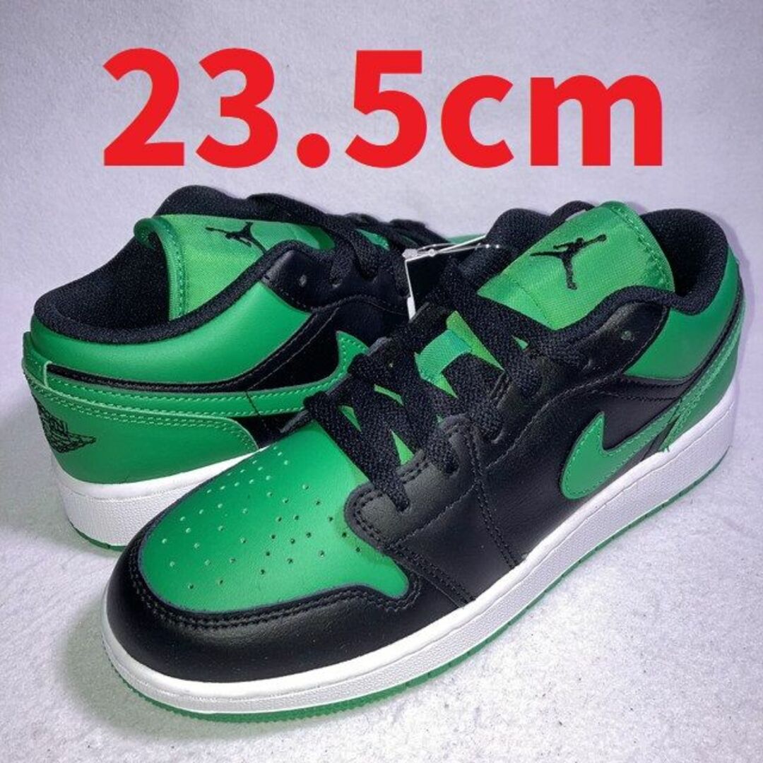 NIKE - エアジョーダン1 ロー GS 緑 黒 23.5cm 箱付きの通販 by