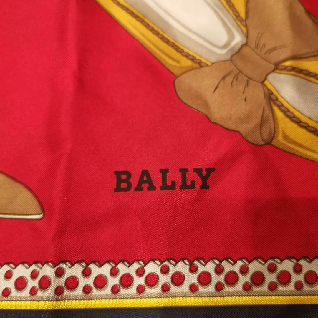 1390未使用 バリー　BALLY　スカーフ　シルク　ヴィンテージ　パンプス 1