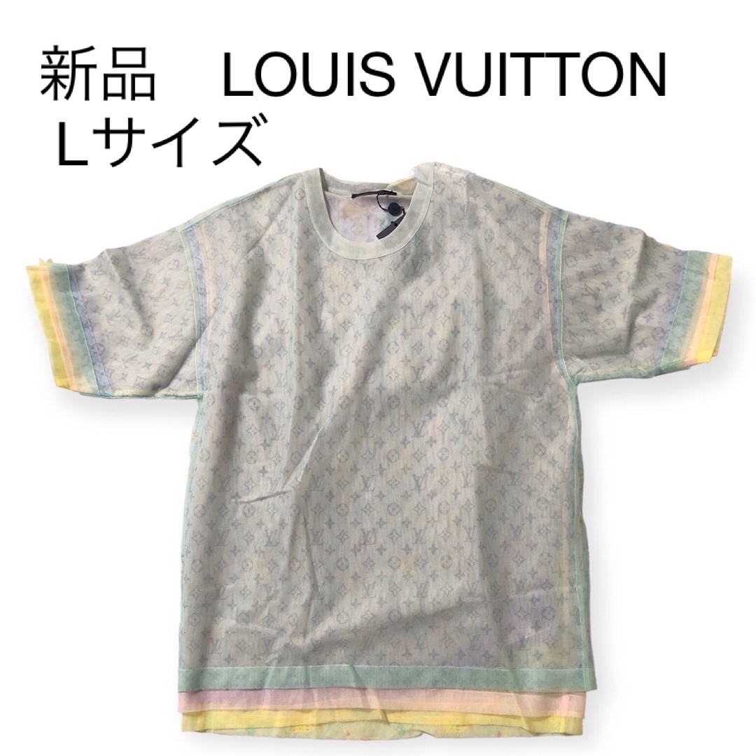新品 LOUIS VUITTON モノグラム チュール レイヤード Tシャツ 新品 LOUIS VUITTON モノグラム チュール レイヤード Tシャツ