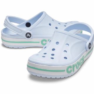 クロックス(crocs)の新品 25cm クロックス バヤバンド クロッグ ブルー(サンダル)