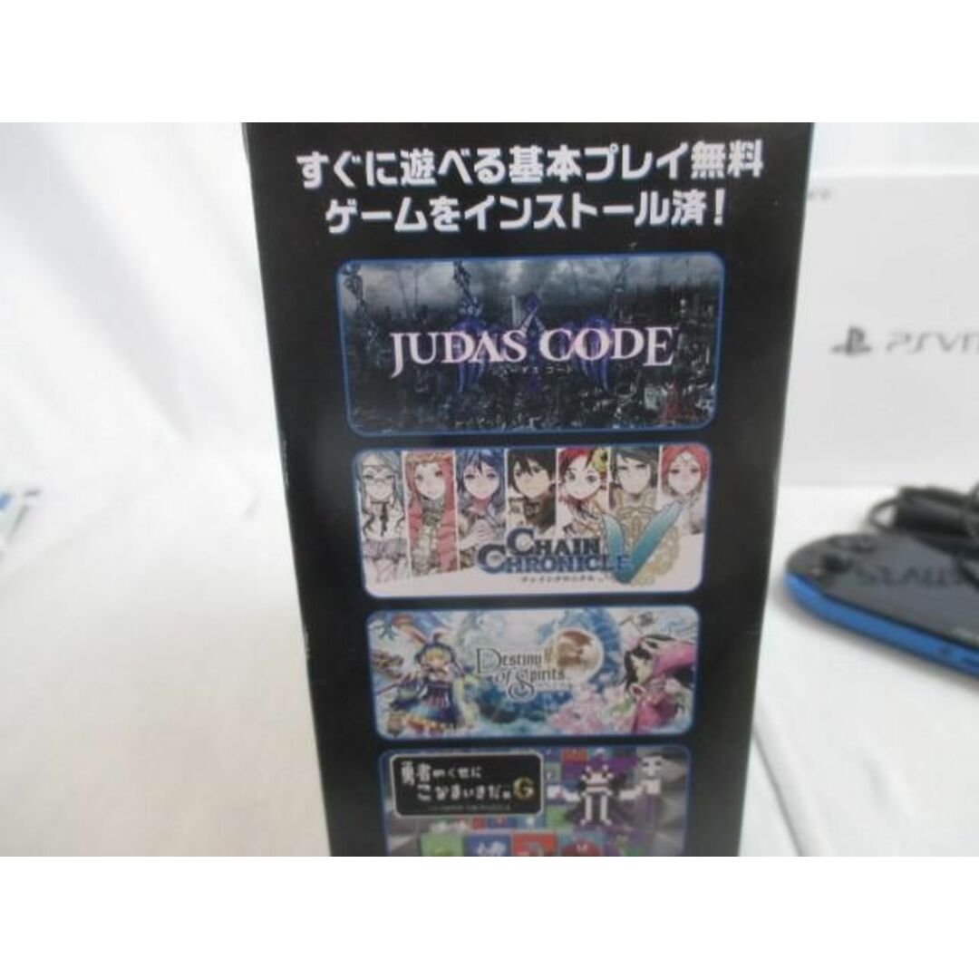 良品 ゲーム PS Vita 本体 PCH-2000 ブルー/ブラック Wi-Fiモデル メモリーカード付き(8GB) 5