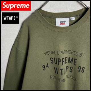 シュプリーム(Supreme)の【人気Lサイズ】シュプリーム x ダブルタップス　コラボスウェット　センターロゴ(スウェット)