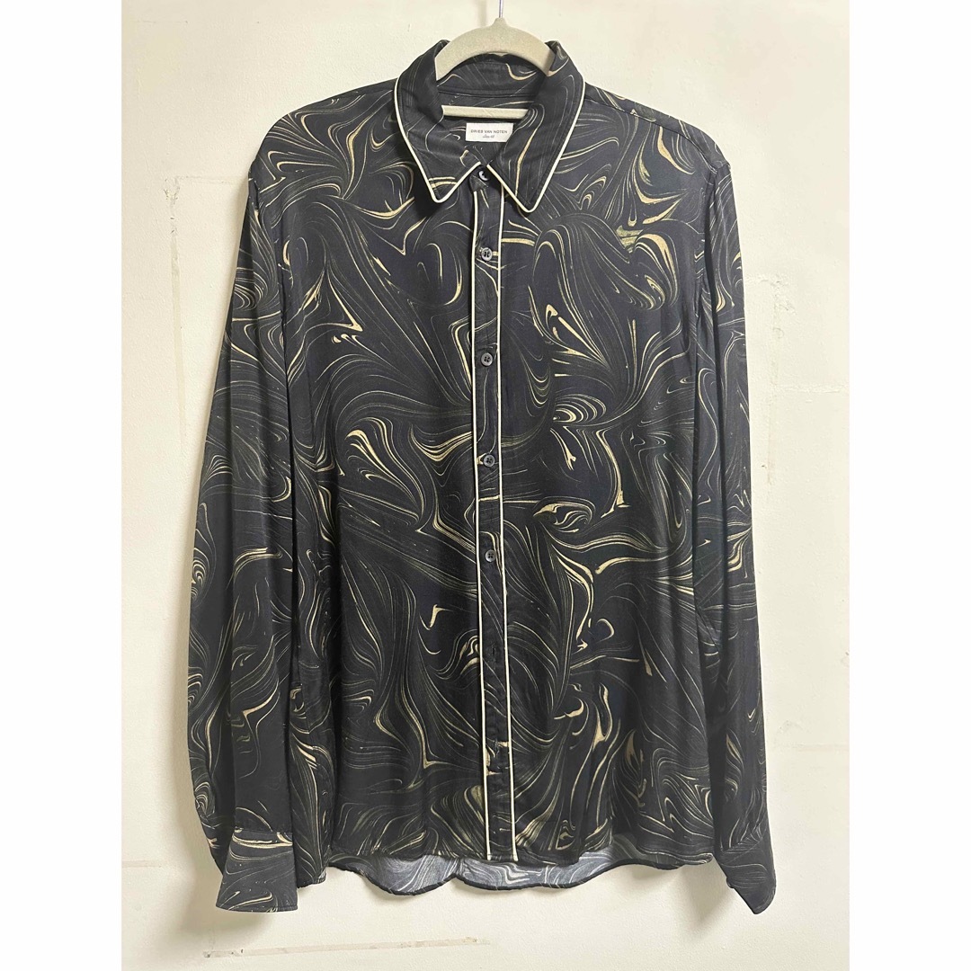 dries van noten marble shirt