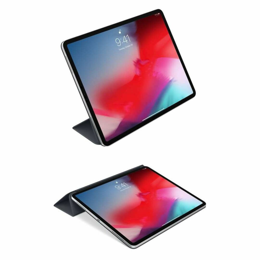 Apple(アップル)の新品 Apple純正12.9 iPad Pro用 Smart Folio グレー スマホ/家電/カメラのスマホアクセサリー(iPadケース)の商品写真