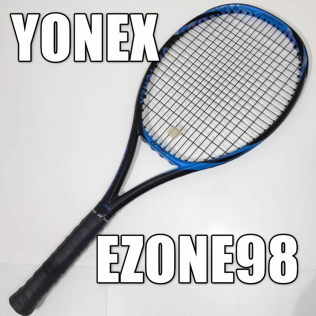 美品】YONEX テニスラケット EZONE98 硬式用 収納袋付 ヨネックス www ...