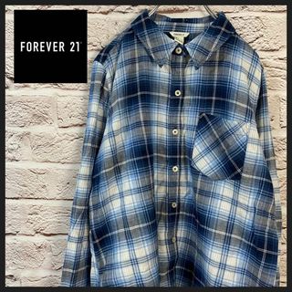 フォーエバートゥエンティーワン(FOREVER 21)のForever21 シャツ　チェックシャツ メンズ　レディース　[ L ](シャツ/ブラウス(長袖/七分))