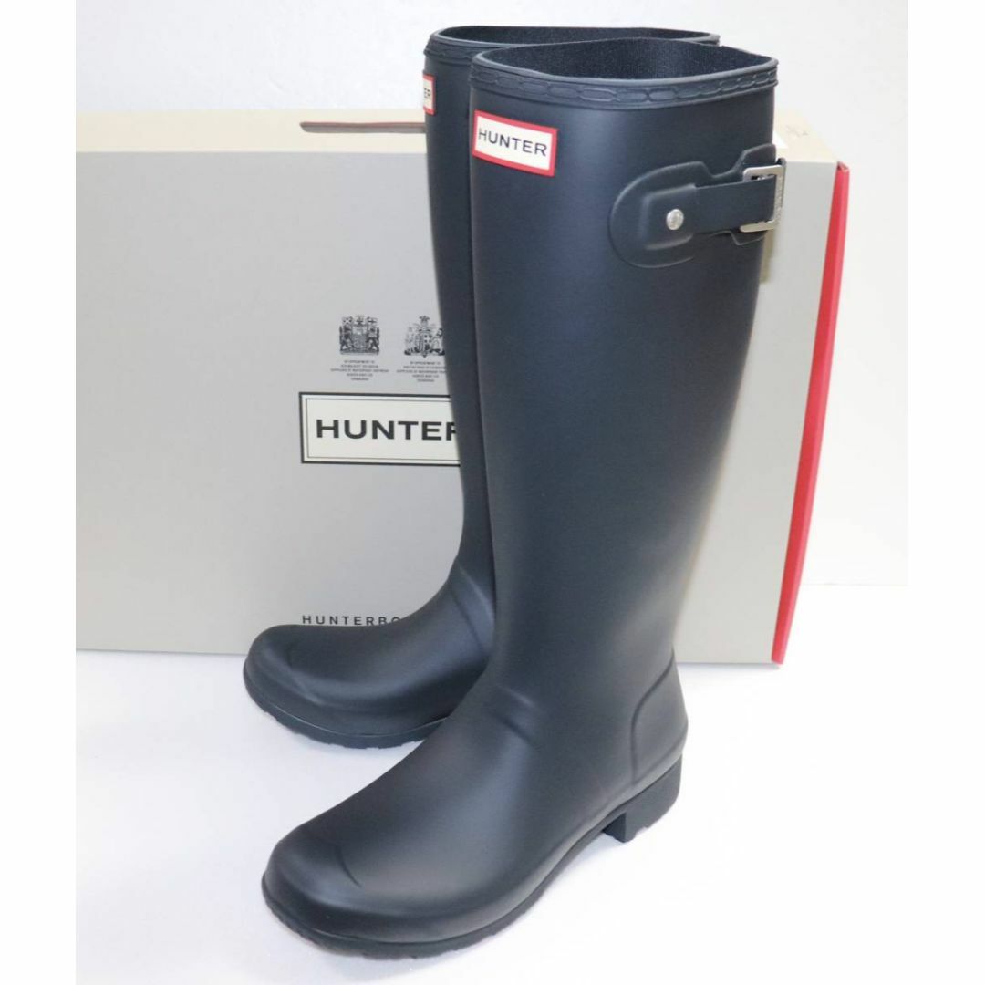 新品 本物 HUNTER 靴 ブーツ ハンター WFT2210RMA UK4 - レインブーツ/長靴