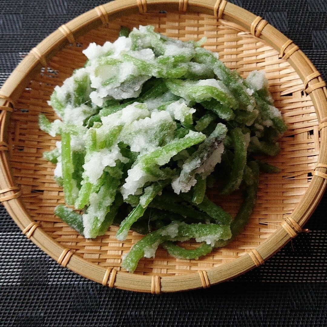 青森県産  天然山菜ミズ塩漬け  500g 食品/飲料/酒の食品(野菜)の商品写真