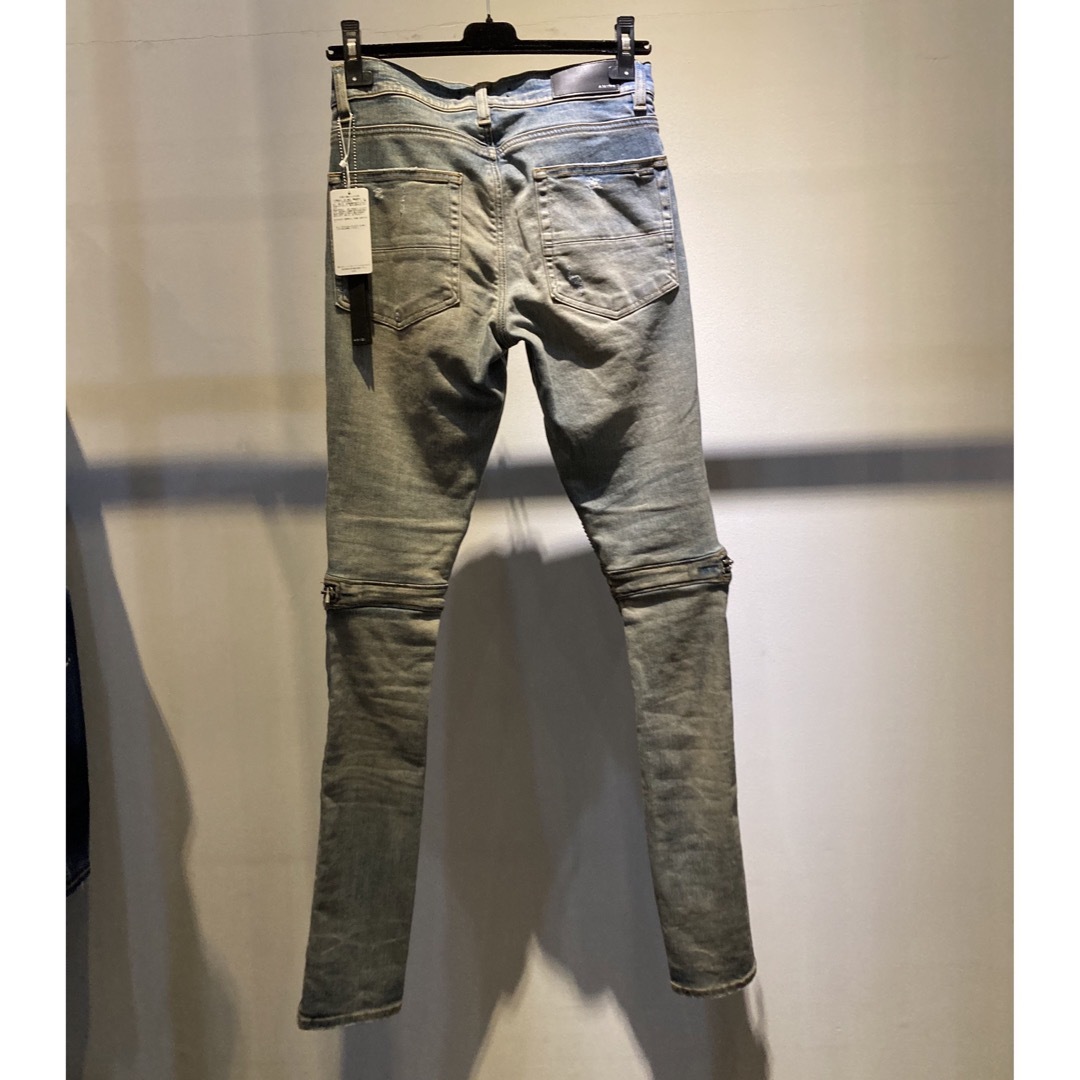 AMIRI アミリ 新品　MX2 スキニー バイカー デニム　蛇腹 29パンツ