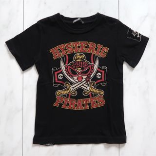 ヒステリックミニ(HYSTERIC MINI)のヒステリックミニ パイレーツ 海賊 miniちゃん Tシャツ 100cm 黒(Tシャツ/カットソー)