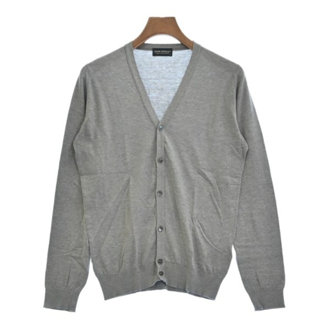 JOHN SMEDLEY ジョンスメドレー カーディガン S グレー - カーディガン